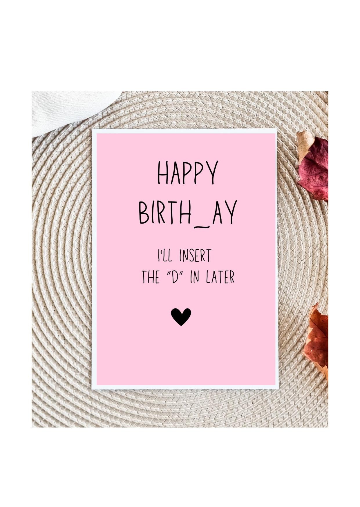 Dirty Funny Birthday Card for her, Dirty Birthday Card, Birthday Card for wife , Birthday Card for girlfriend , birthday cards for her