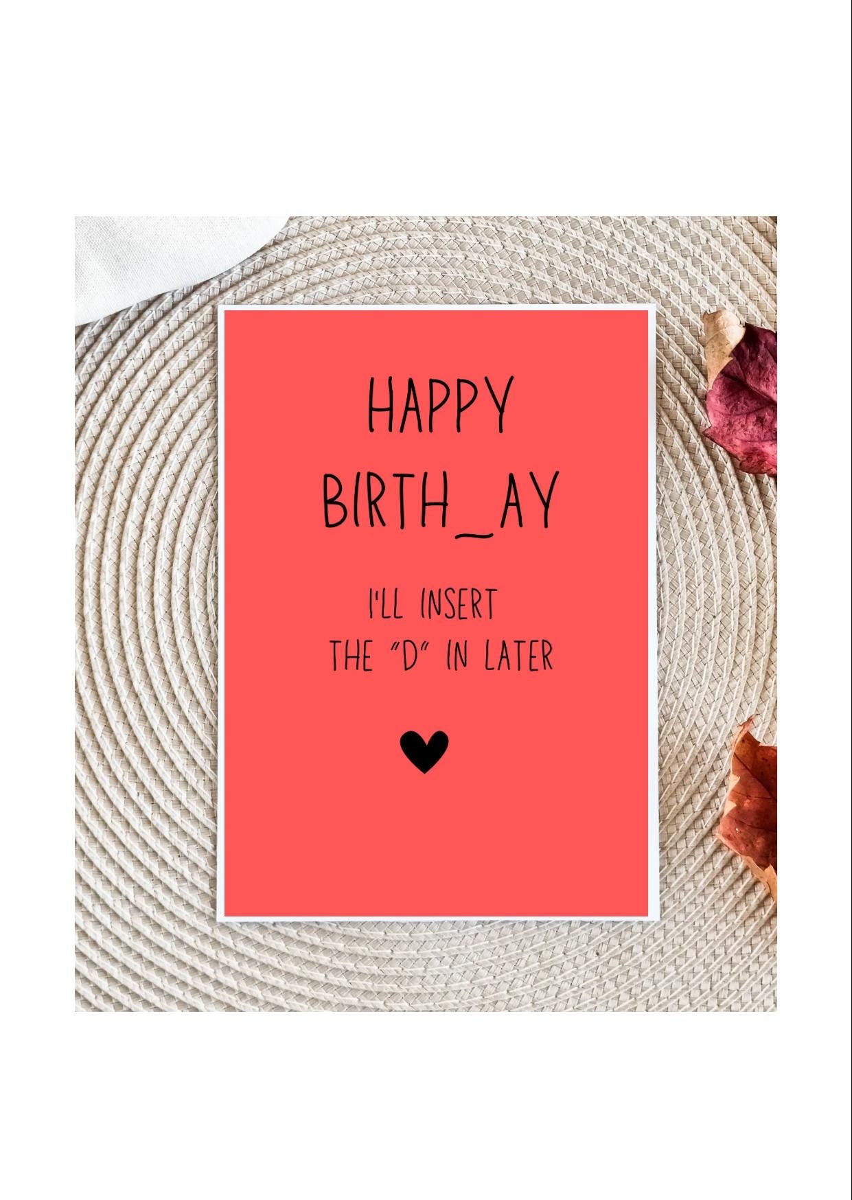 Dirty Funny Birthday Card for her, Dirty Birthday Card, Birthday Card for wife , Birthday Card for girlfriend , birthday cards for her