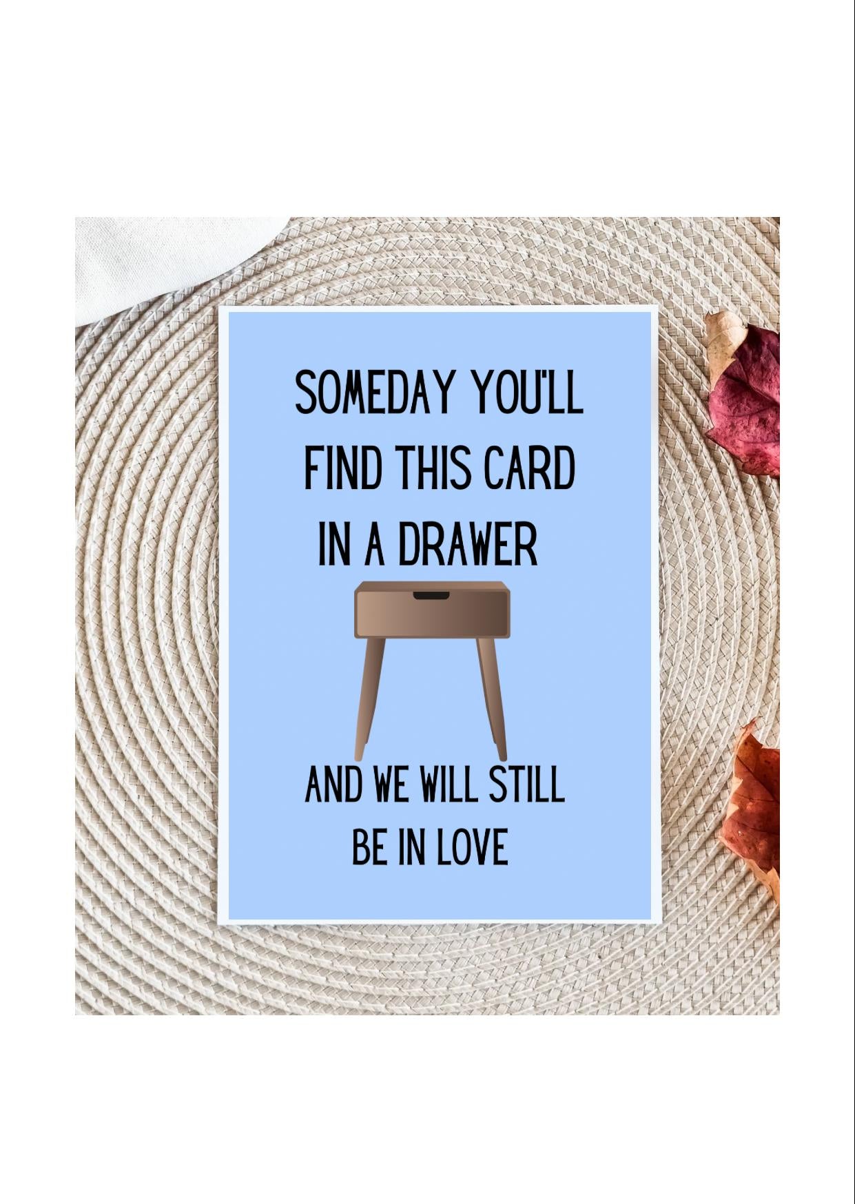 Drawer Love Card for Him, Raunchy Love Card for Husband, Boyfriend Love Card, Pun Card, Boyfriend Gift,Anniversary Card