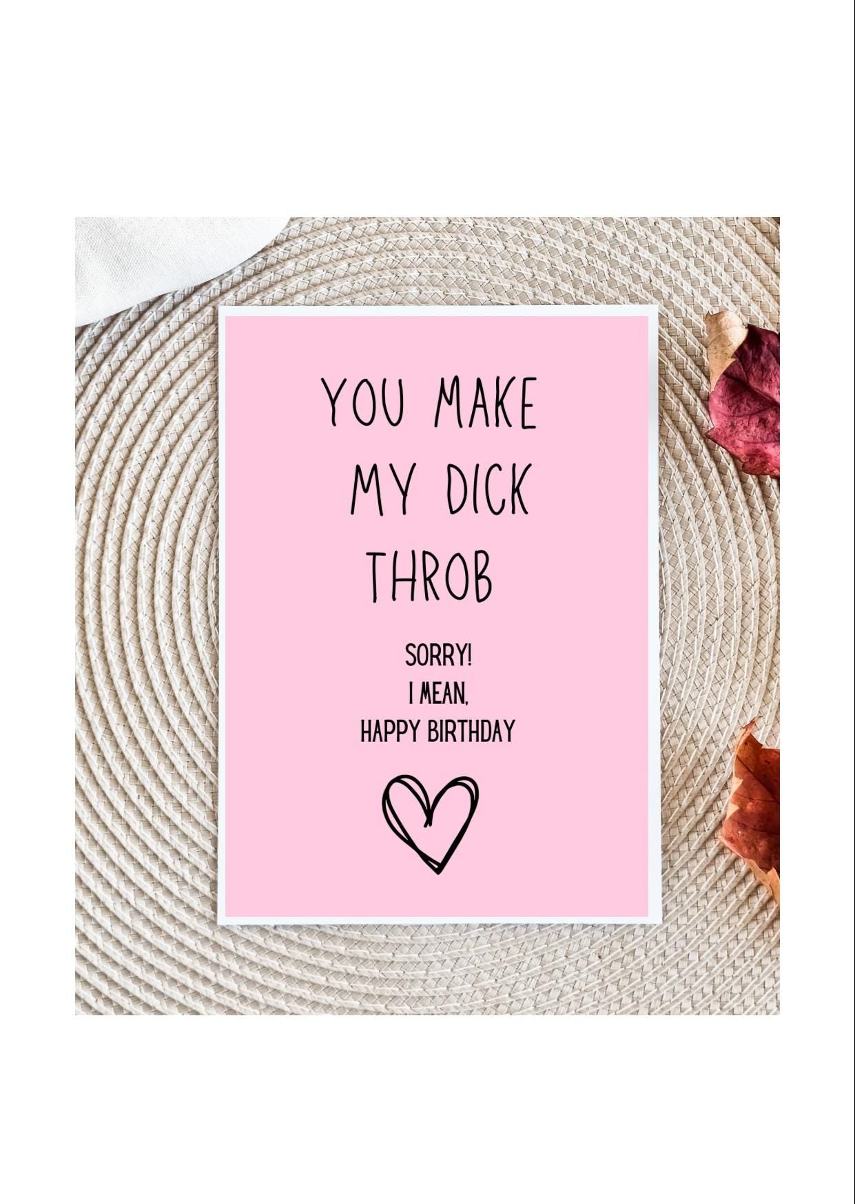 Funny Birthday Card for husband, Dirty Birthday Card, Birthday Card for Husband, Birthday Card for Boyfriend, Raunchy Birthday Card