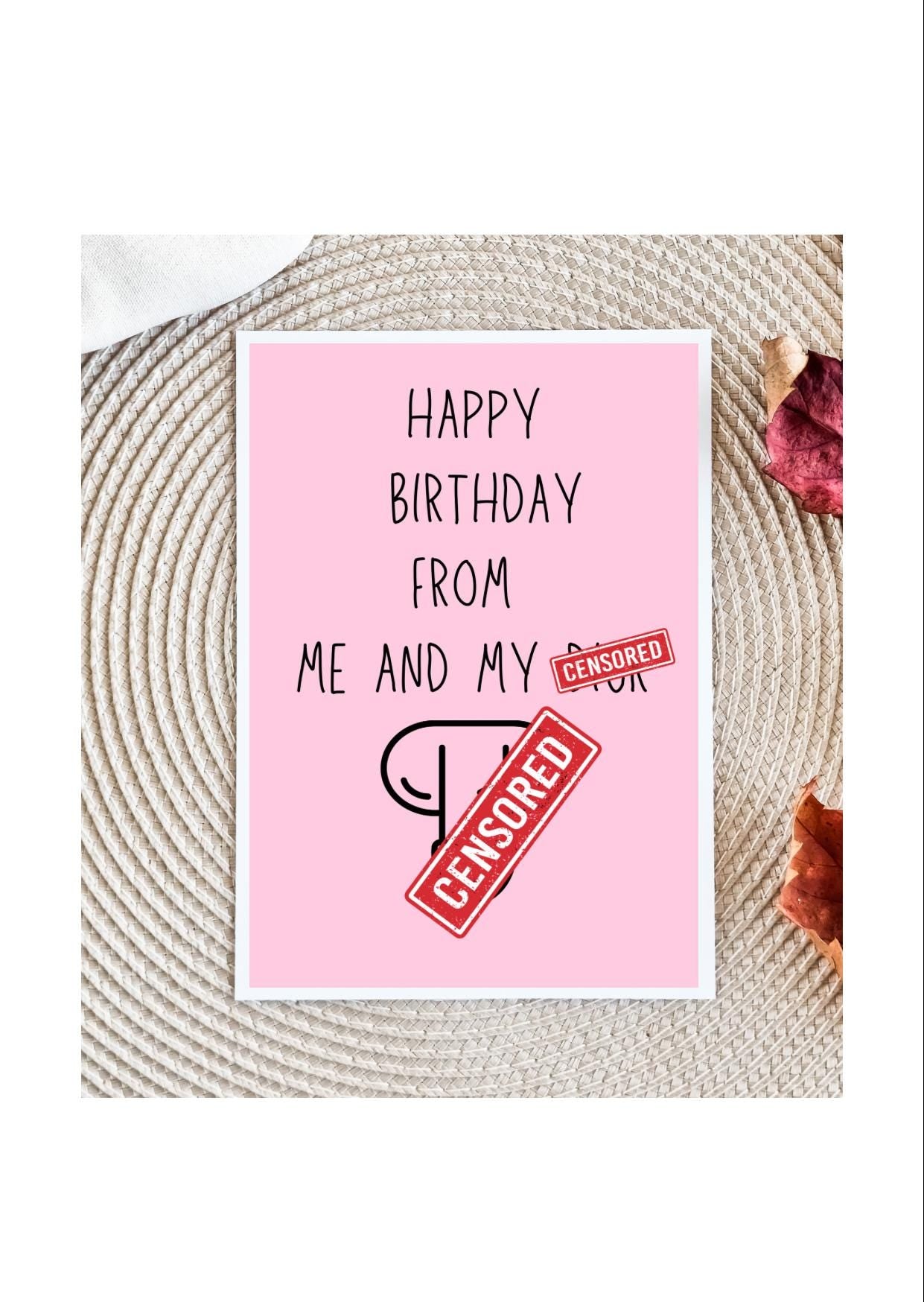 Funny Birthday Card for Her, Dirty Birthday Card, Birthday Card for wife, Birthday Card for girlfriend , Birthday Card for her, Gift