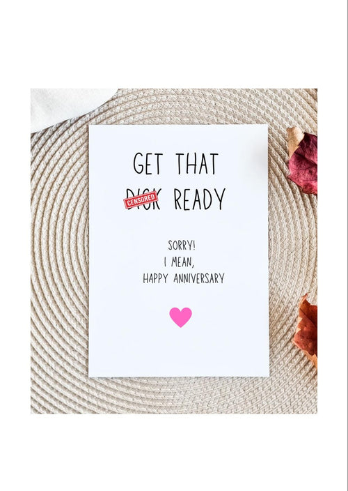 Anniversary Card For Boyfriend, Anniversary Card for Husband, Anniversary Card For Him, Love Card For Husband, Funny Anniversary Gifts