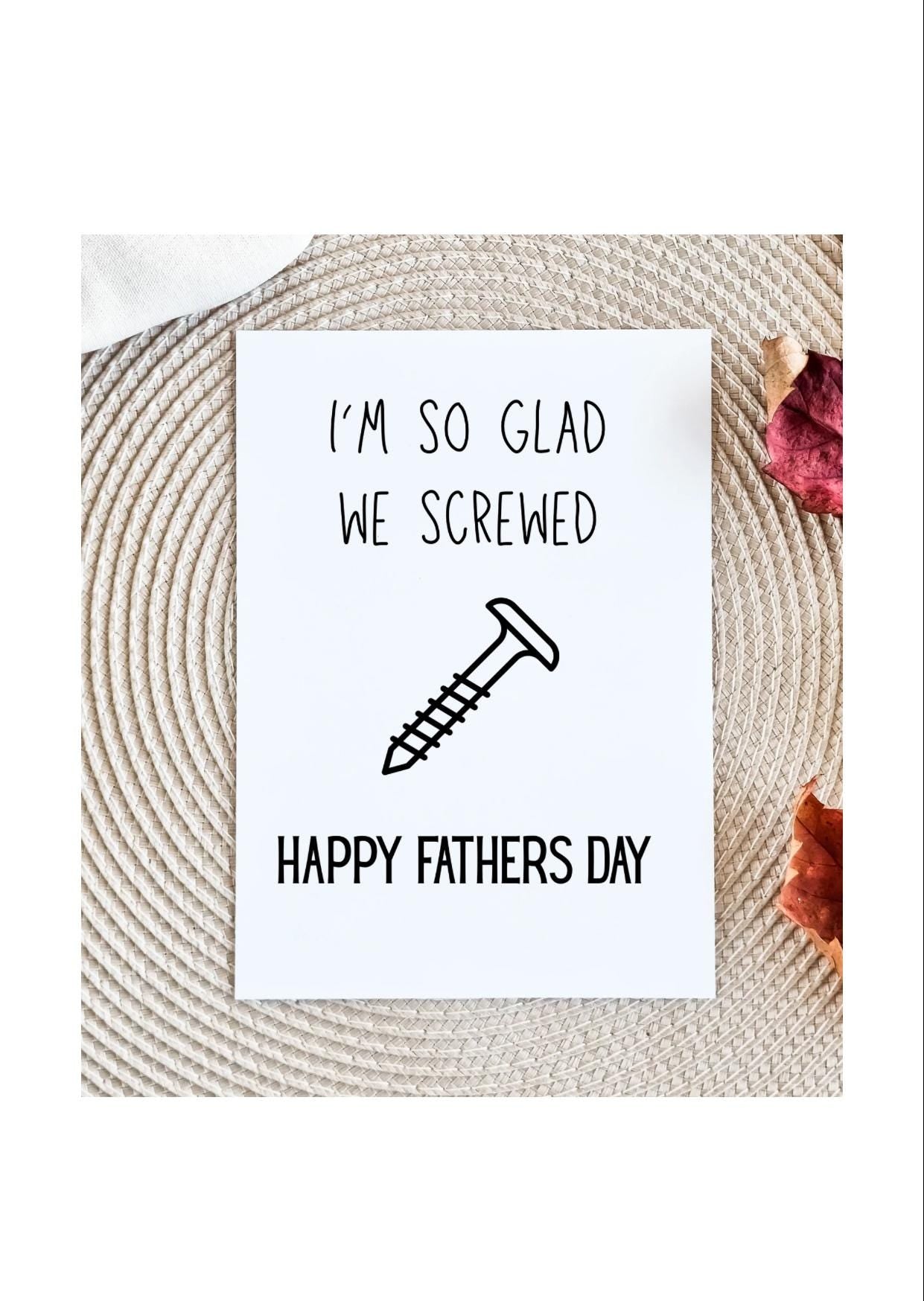 dirty fathers Day card | Card For husband | card for him | Fathers Day card | dad card | card for boyfriend
