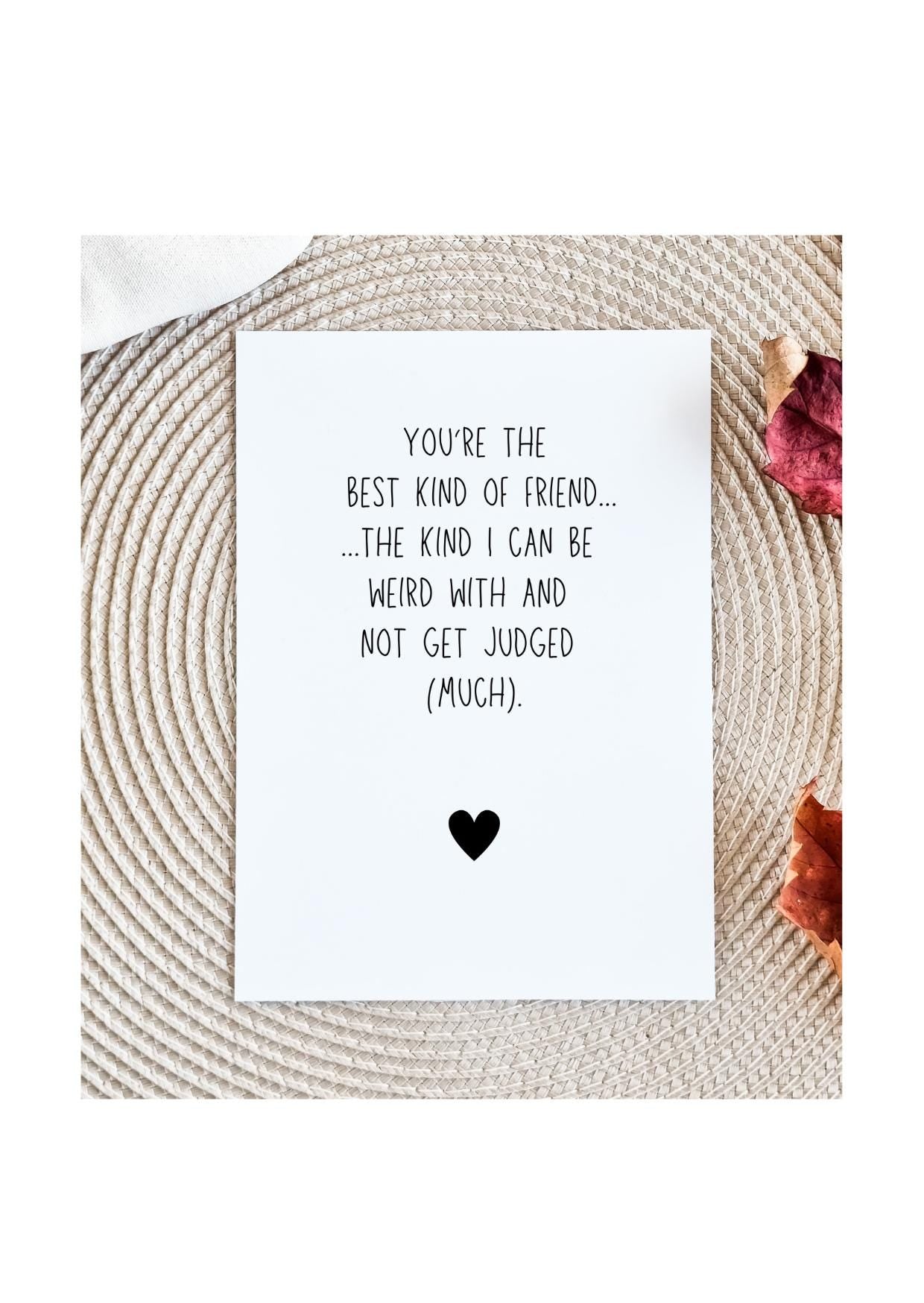 Funny card for a friend, humor cards, friendship card, Birthday Card,Anniversary Cards, friendiversary, friend anniversary, best friend gift