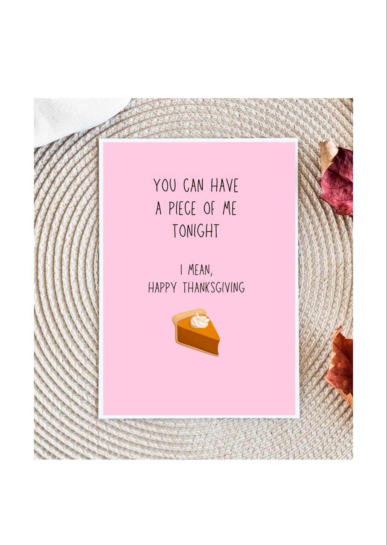 Dirty Thanksgiving Card for Husband | Husband thanksgiving Card | Raunchy thanksgiving Card | thanksgiving Card for Boyfriend | thanksgiving
