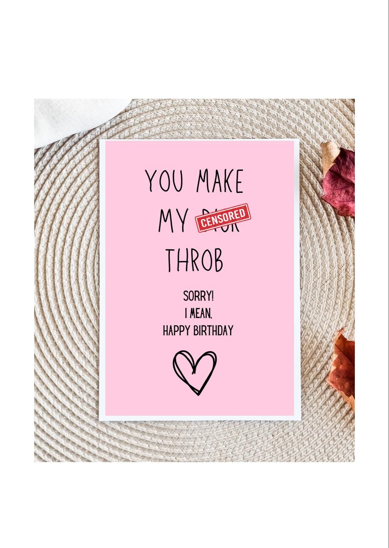 Funny Birthday Card for husband, Dirty Birthday Card, Birthday Card for Husband, Birthday Card for Boyfriend, Raunchy Birthday Card