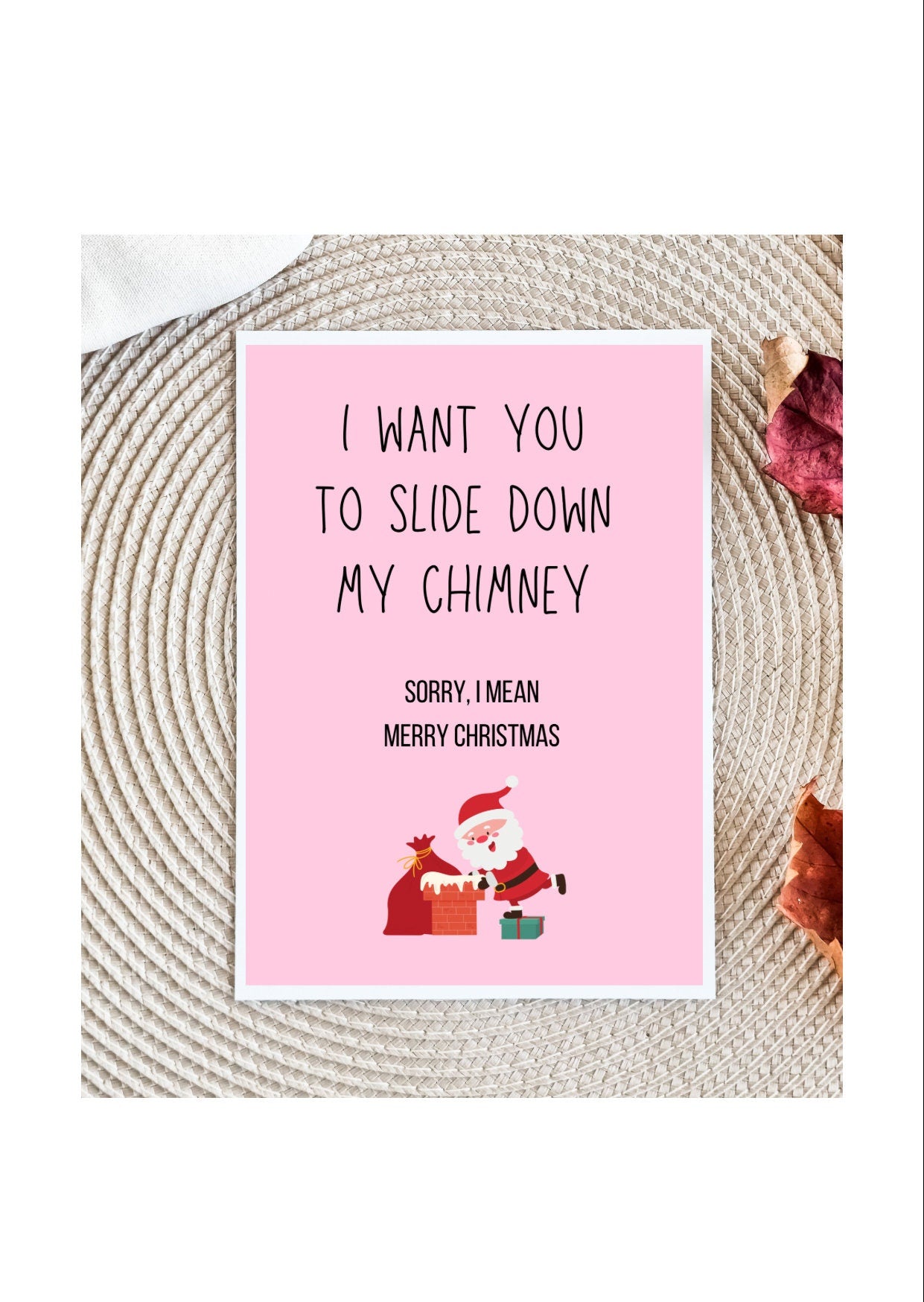 Christmas Card for Husband | Husband Christmas Card | Raunchy Christmas Card | Christmas Card for Boyfriend | Christmas Card Boyfriend