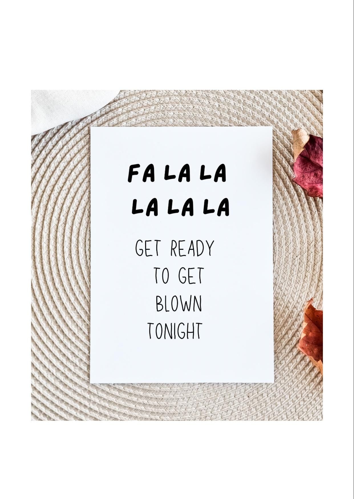 Christmas Card for Husband | Husband Christmas Card | Raunchy Christmas Card | Christmas Card for Boyfriend | Christmas Card Boyfriend