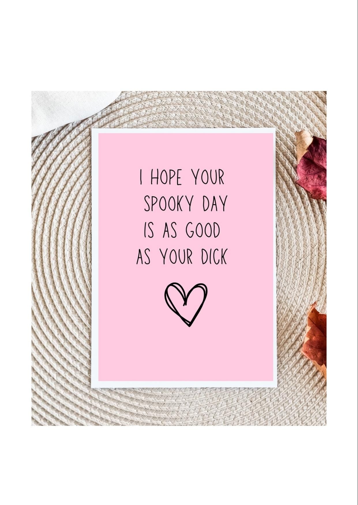 Halloween Cards for Husband, Husband Halloween Card, Dirty Halloween Cards, Halloween Card for Boyfriend, Halloween Cards, Halloween Card