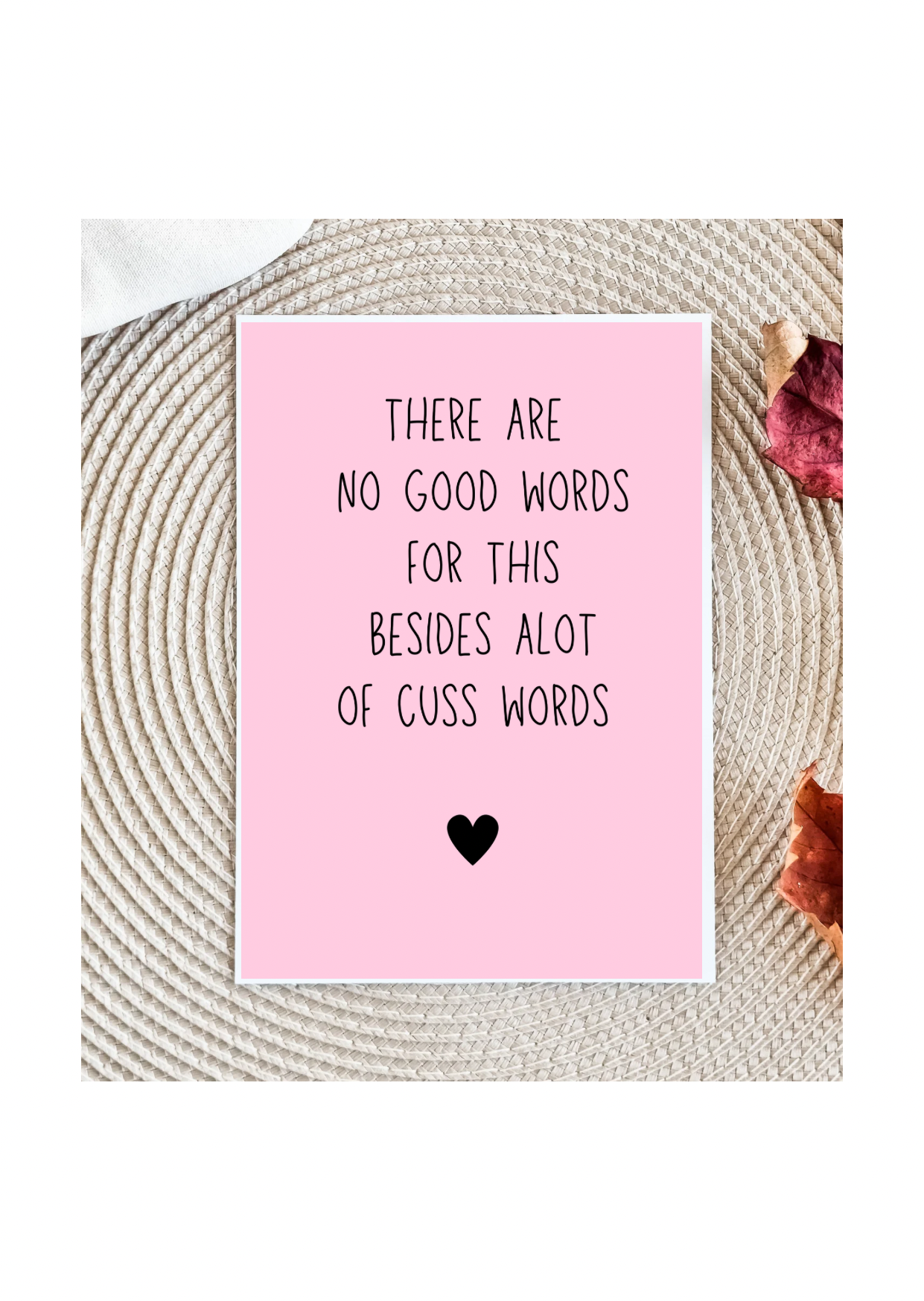 There are No Good Words Card, Funny Cancer Card, Encouraging Cancer Card, Funny Chemo, Sympathy, Support, Card for sympathy, thinking of you