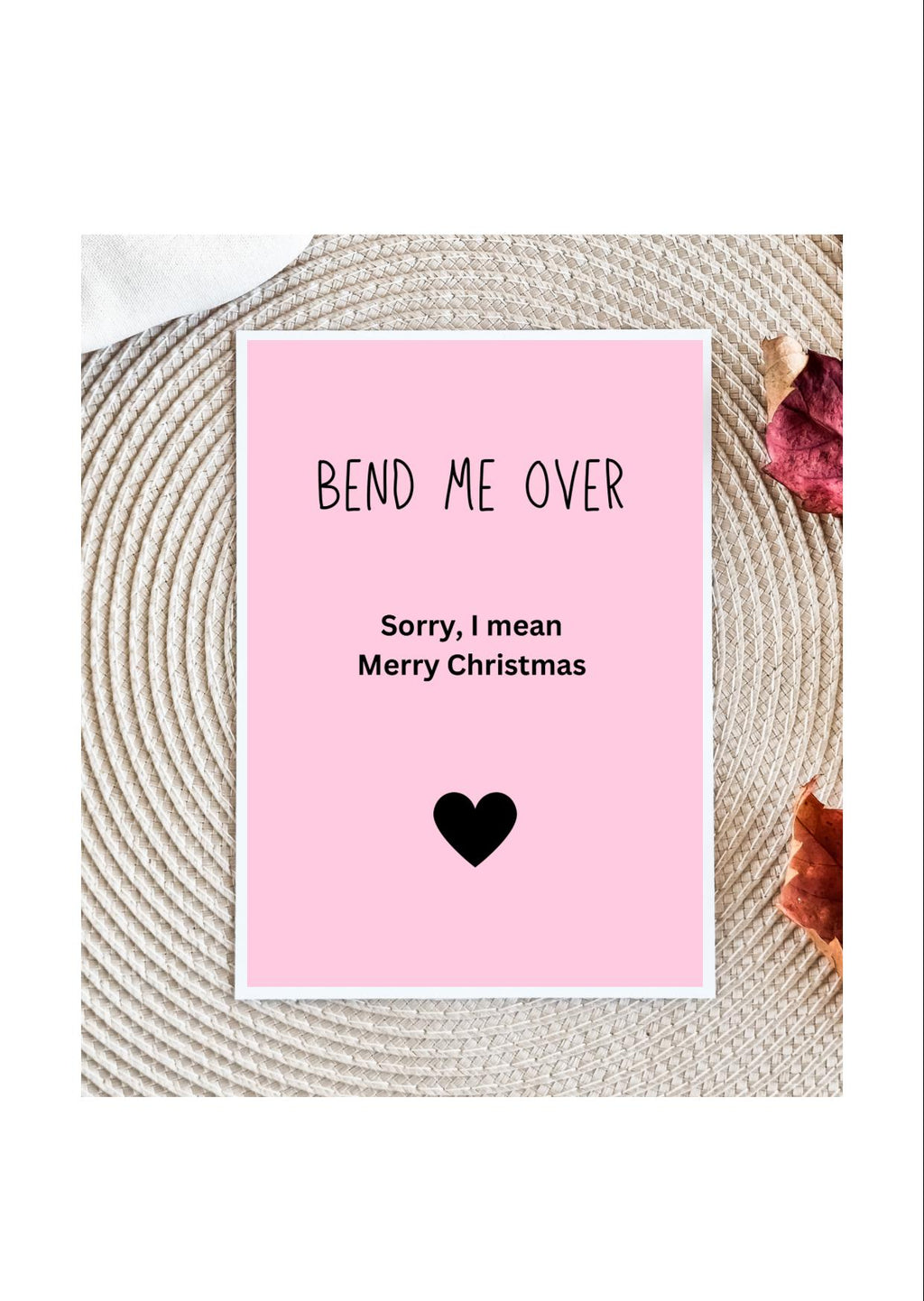 Dirty Christmas Card for Him Sexy Christmas Card Adult Christmas Card Funny Xmas Cards Christmas Card for Boyfriend Naughty Gift for Him