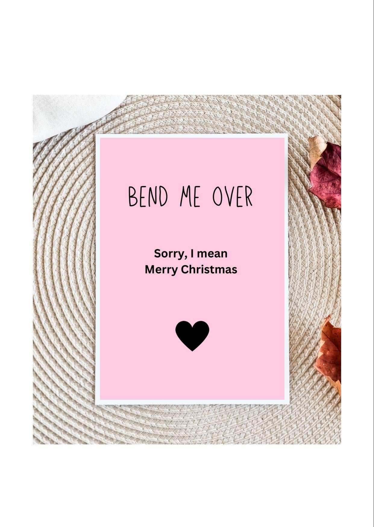 Dirty Christmas Card for Him Sexy Christmas Card Adult Christmas Card Funny Xmas Cards Christmas Card for Boyfriend Naughty Gift for Him