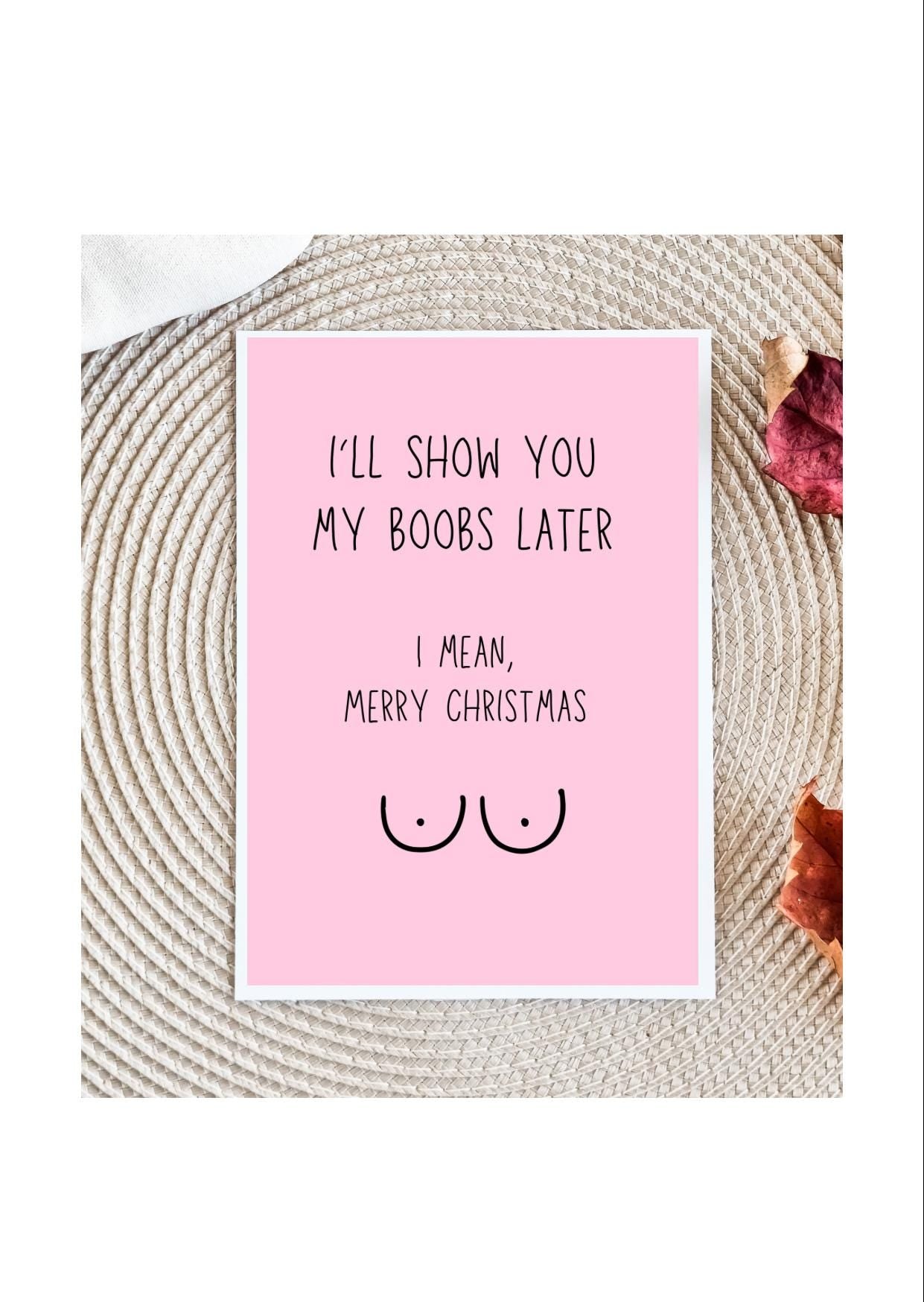 Christmas Card for Husband | Husband Christmas Card | Raunchy Christmas Card | Christmas Card for Boyfriend | Christmas Card Boyfriend