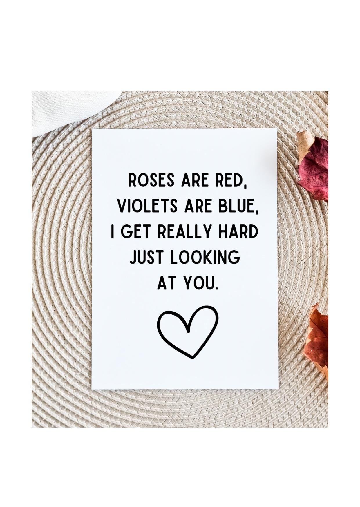 Dirty Valentine's Day Card for Her | Raunchy Valentines Cards | Witty Valentine's Day Card | Adult Valentine's Card for Girlfriend or Wife