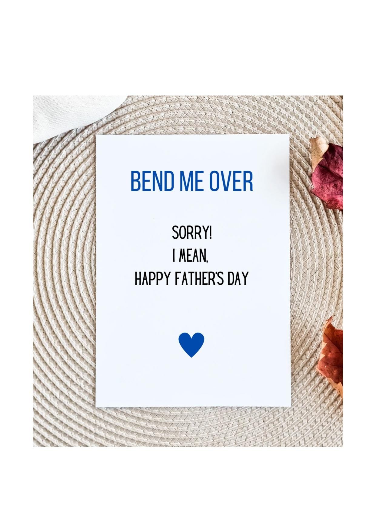 dirty fathers Day card | Card For husband  | | card for him  | Fathers Day card | dad card | card for boyfriend